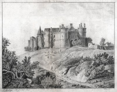 Kasteel van Montargis door French School