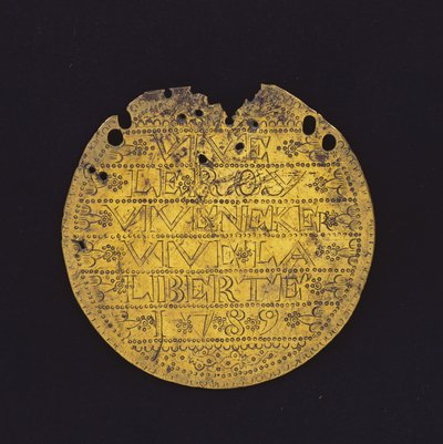 Maan: Leve de koning, leve Necker, leve de vrijheid 1789 door French School