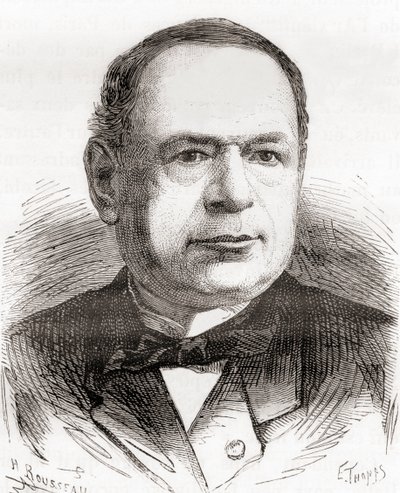 Moritz Hermann von Jacobi, uit Les Merveilles de la Science, gepubliceerd ca. 1870 door French School
