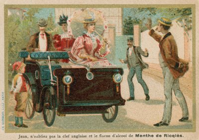 Motorscène door French School