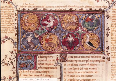 Ms 1044 f.16 Metamorfosen, uit Ovid Moralise geschreven door Chretien Legouais door French School