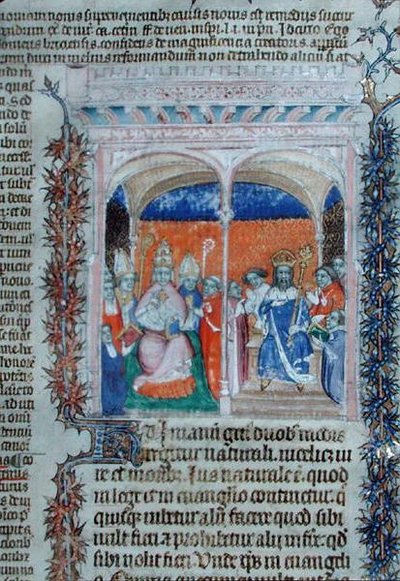 Ms 1290 De Paus en de Koning, uit 