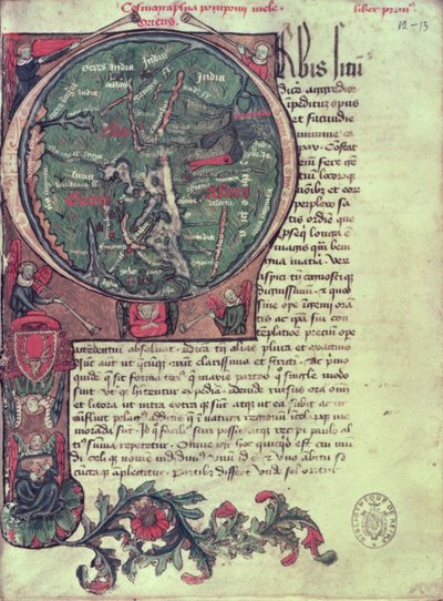 Ms 1321 fol.12 Geïllustreerde initiaal 
