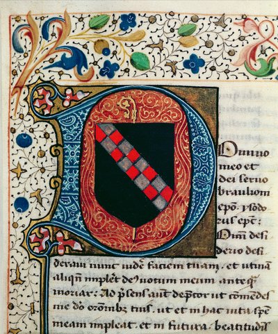 Ms 167 fol.69 Geïllustreerde initiaal 