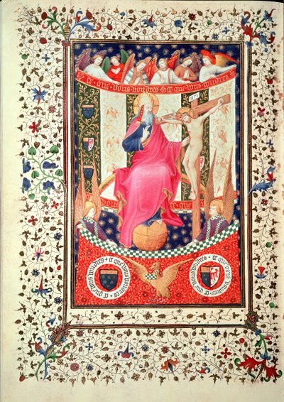De Drie-eenheid, uit de Boucicaut-getijden, c.1410 door French School