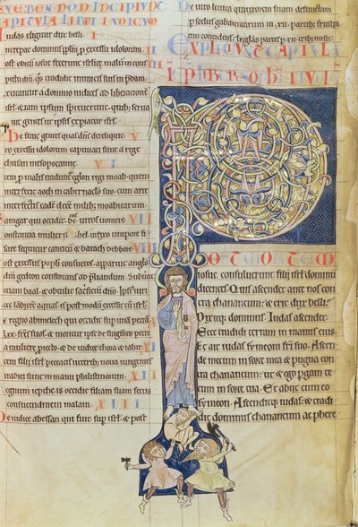 Ms 2 fol.3v t.1 Geïllustreerde initiaal 