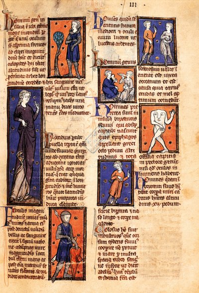 Ms 320 Fol.46r Monsters, uit 