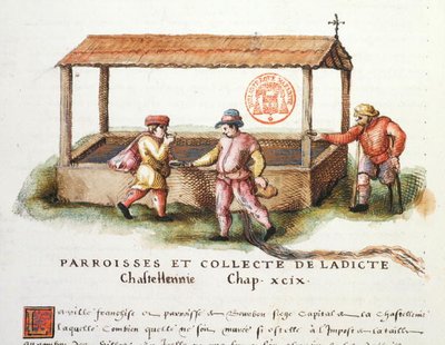 De Fontein van Saint-Pardoux, Puy-de-Dome, illustratie uit 