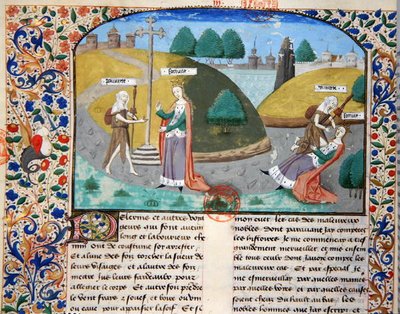 Ms 3878 Armoede en Fortuin, illustratie uit 