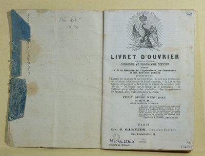 Ms 43.268.10 Frontispice van het Livret d