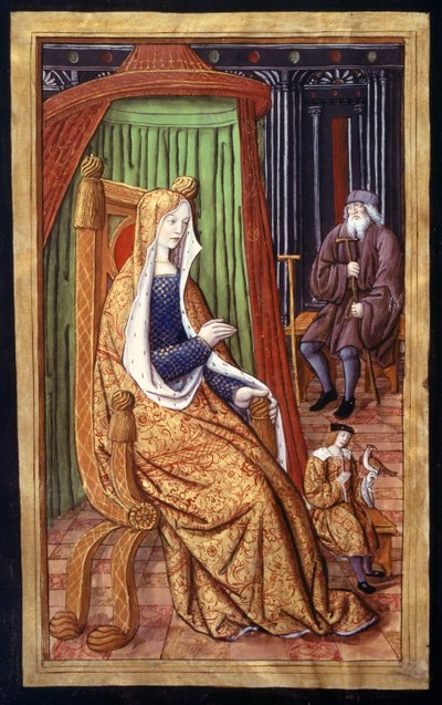 Ms. Fr. 874 fol. 8 v Een edele vrouw, uit Ovidius