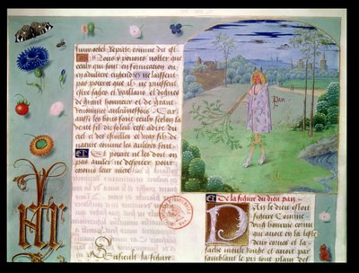 Ms Fr 9197 fol.187 Pan, uit Livre des Eschecs D