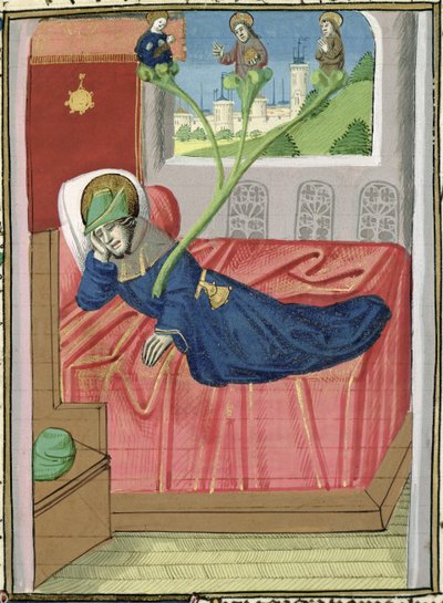 Ms H 7 fol.145r De Boom van Jesse, uit de Bijbel van Jean XXII door French School