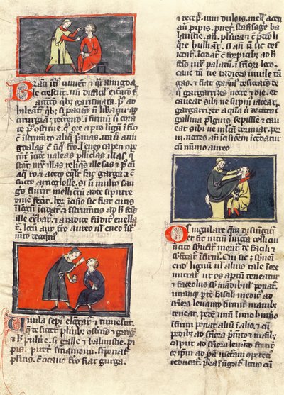 Ms H 89 fol.16v Tandheelkundige chirurgie, uit een editie van het 