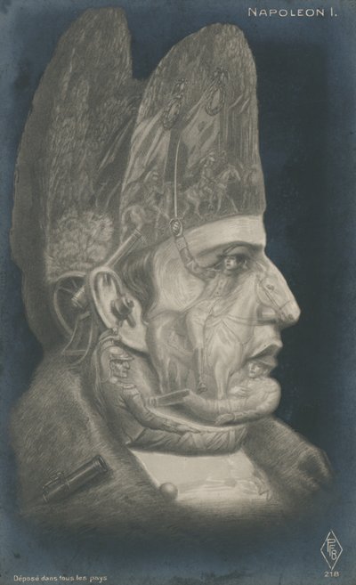 Napoleon I door French School