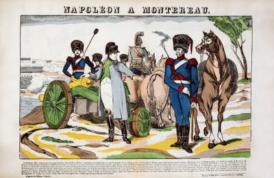 Napoleon in Montereau 28 februari door French School