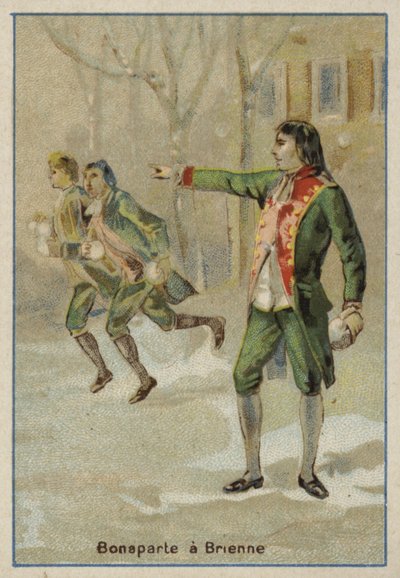 Napoleon Bonaparte op de militaire school van Brienne-le-Chateau, Frankrijk door French School