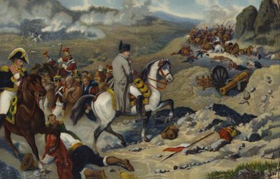 Napoleon I bij Wagram door French School