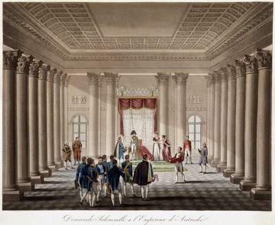 Napoleon vraagt Marie Louise ten huwelijk aan de keizer van Oostenrijk - in 