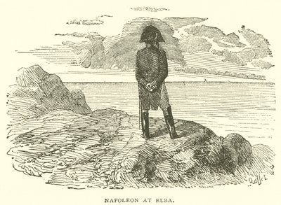 Napoleon op Elba door French School