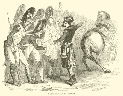 Napoleon in St Cloud door French School