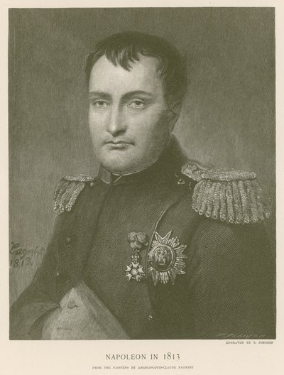 Napoleon in 1813 door French School