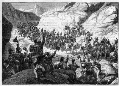 Napoleontische Oorlogen/Begin van de Spaanse Campagne, 5 november 1808 - Intocht van Napoleon in Spanje aan het hoofd van zijn troepen - in 