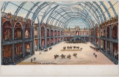 Schip van het Grand Palais, Wereldtentoonstelling, Parijs door French School