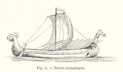 Scandinavisch schip door French School