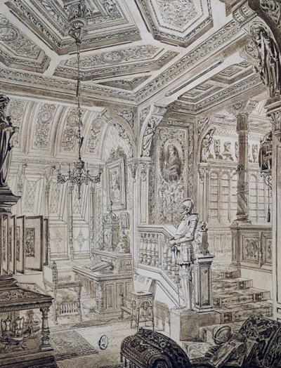 Studie in Neo-Renaissance stijl door C. Gosse door French School