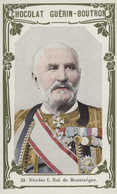 Nikola I, Koning van Montenegro door French School