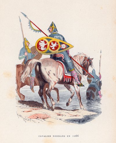 Normandische ridder in 1066 door French School