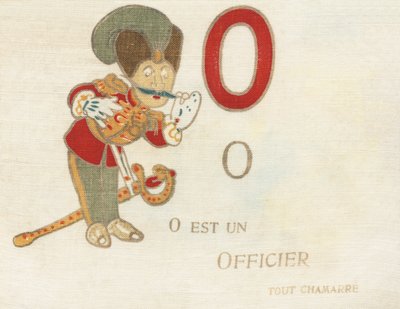 O is een gevechtsofficier. door French School