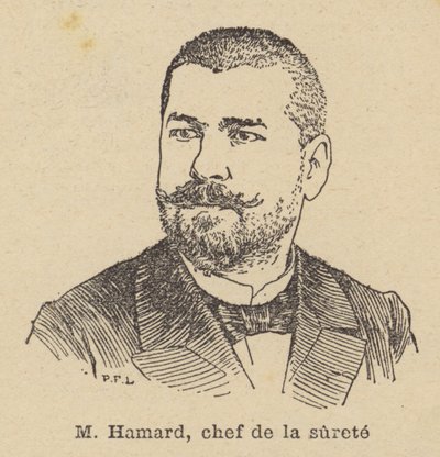 Octave Hamard, hoofd van de Parijse politie door French School
