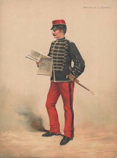 Officier van de Remonte door French School