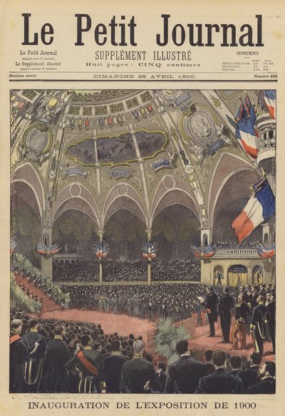 Opening van de Exposition Universelle van 1900 in Parijs door French School