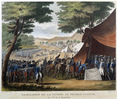 Pacificatie van de Vendée, de Eerste Floréal, Jaar 3 van de Republiek door French School