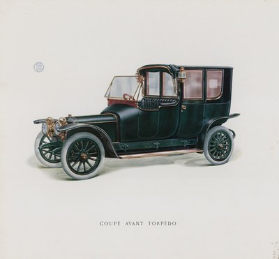 Pagina uit de Panhard & Levassor catalogus door French School