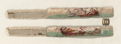 Een paar jarretels, ca. 1770-90 door French School