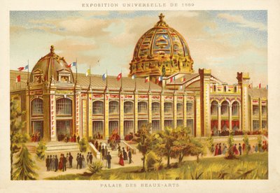 Paleis van Schone Kunsten, Exposition Universelle 1889, Parijs door French School