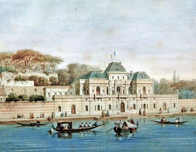 Paleis van de Franse ambassadeur in Constantinopel door French School