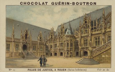 Paleis van Justitie, Rouen, Seine-Inférieure door French School