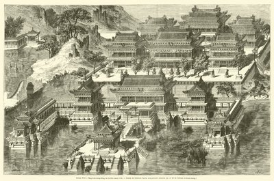 Zomerpaleis, Fang-hou-ching-king, of de Ongeëvenaarde Plaats door French School