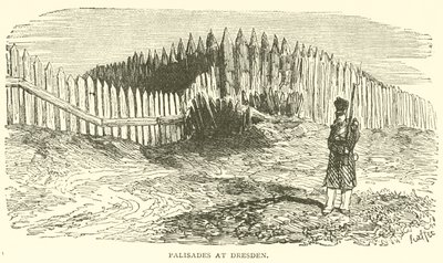 Palisades bij Dresden door French School