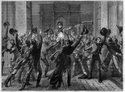 Napoleon I keert terug naar de Tuilerieën, 20 maart 1815 - Les Cent jours (100 dagen) - in “Histoire de l