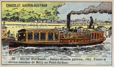 Parijse bateau-mouche door French School