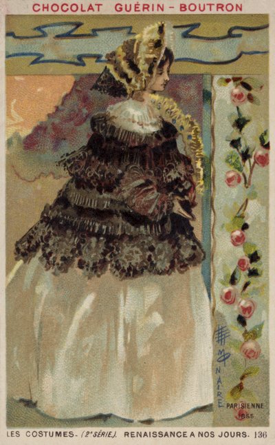 Parijse mode, 1855 door French School