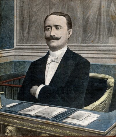 Paul Deschanel (1855-1922), nieuwe voorzitter van de Kamer van Afgevaardigden - Voorpagina van de krant Le Petit Journal, 26 juni door French School