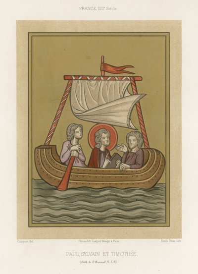 Paulus, Silas en Timotheüs door French School