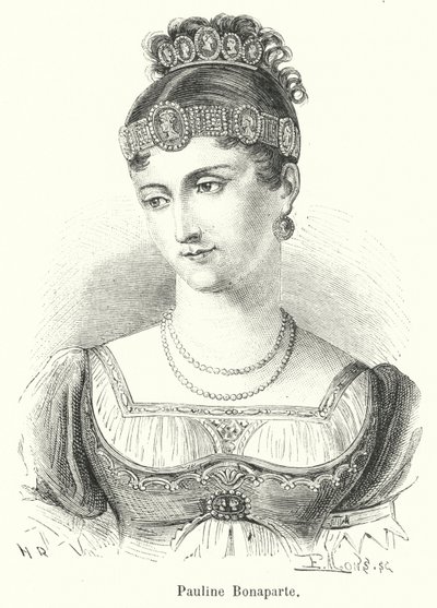 Pauline Bonaparte door French School